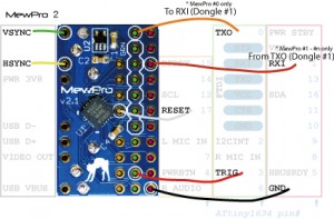 Wires to MewPro 2